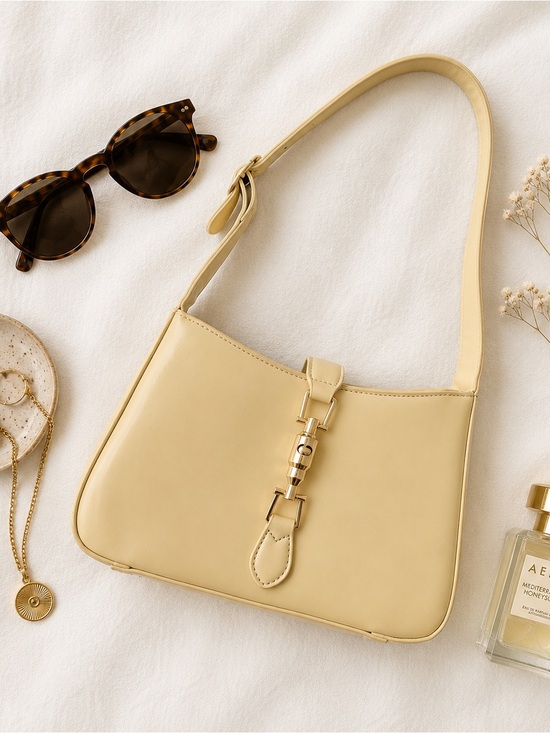 8 Other Reasons Handbags - 8 Other Reasons Justine Butter Yellow Shoulder Bag NWT Baguette Purse